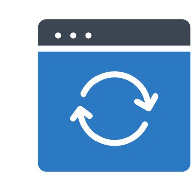 Ağ web simge vektör çizim 