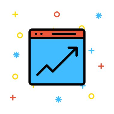 Ağ web simge vektör çizim 