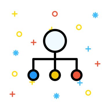 Ağ web simge vektör çizim 