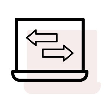 Ağ web simge vektör çizim 