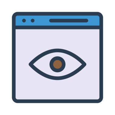 Ağ web simge vektör çizim 