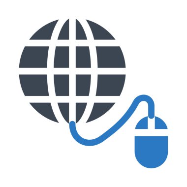 Ağ web simge vektör çizim 