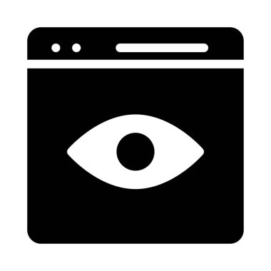 Ağ web simge vektör çizim 