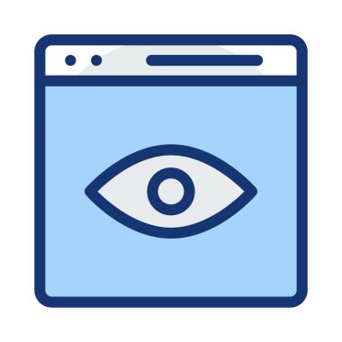 Ağ web simge vektör çizim 