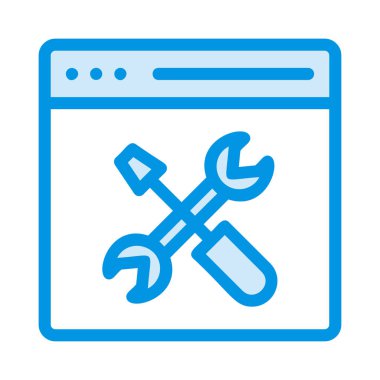 Ağ web simge vektör çizim 