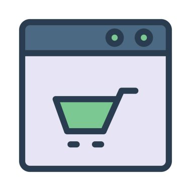 Ağ web simge vektör çizim 