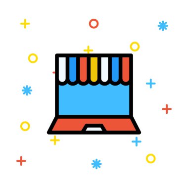 Ağ web simge vektör çizim 