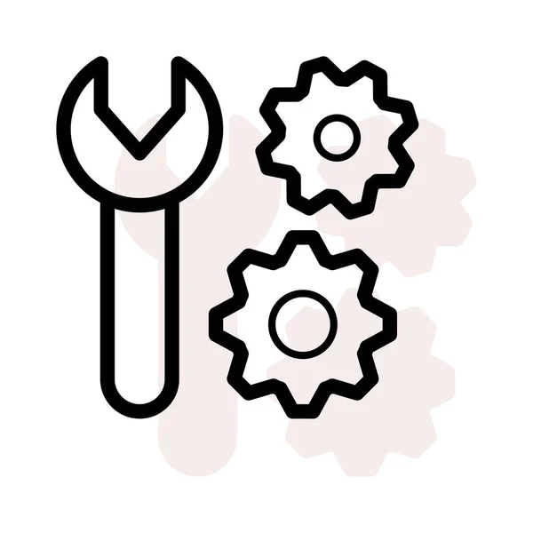 Netwerk Web Icon Vectorillustratie — Stockvector