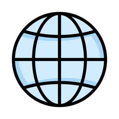 Ağ web simge vektör çizim 