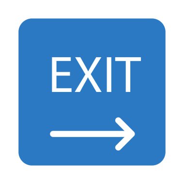 Web çıkış simgesi. Vektör çizim