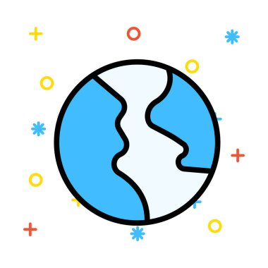 Ağ web simge vektör çizim 