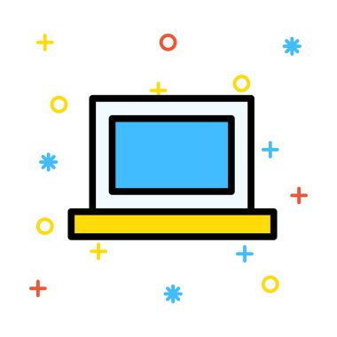 Ağ web simge vektör çizim 