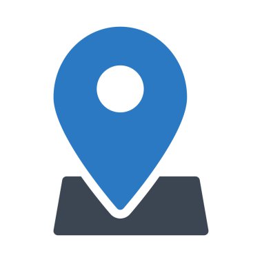 İşaretçi düz simgesi, vektör çizim 