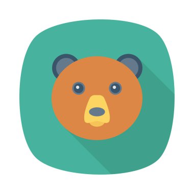 Hayvan web simgesi, vektör çizim 