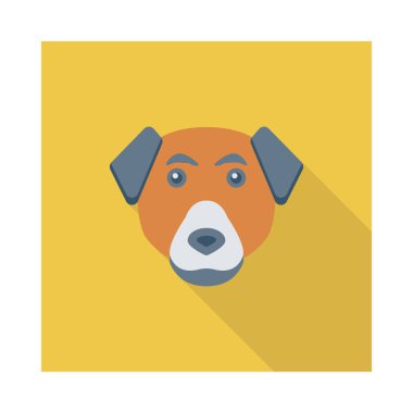 köpek ağı simgesi, vektör illüstrasyonu 