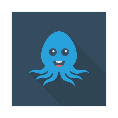 Hayvan web simgesi, vektör çizim 