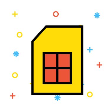 Ağ web simge vektör çizim 