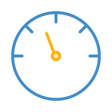 saat web simgesi vektör illüstrasyonu 