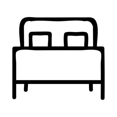 Mobilya, yatak işareti yalıtılmış nesne.