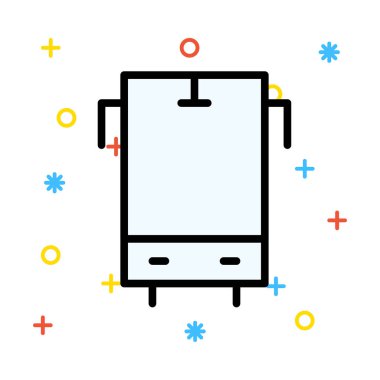 Ağ web simge vektör çizim 