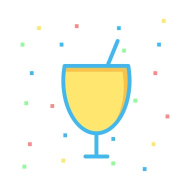  Satırı simgesi için illüstrasyon vektör