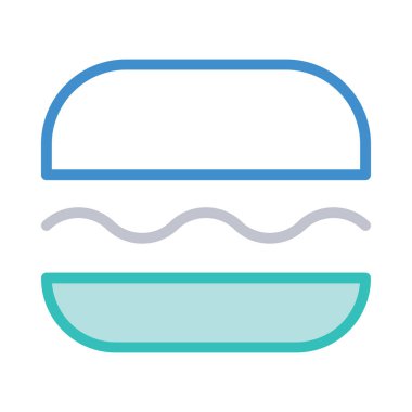 Soyut web vektör seyahat simgesi beyaz arka plan üzerinde 