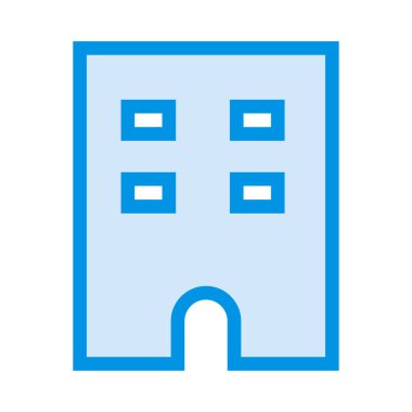 Seyahat kavramı. Beyaz arka planda, vektör çizim soyut mavi kutsal kişilerin resmi 