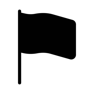 bayrak web simgesi, vektör illüstrasyonu 