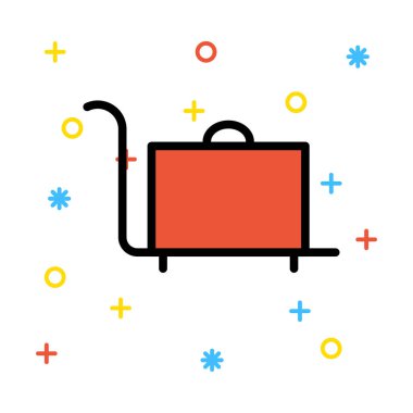 Ağ web simge vektör çizim 