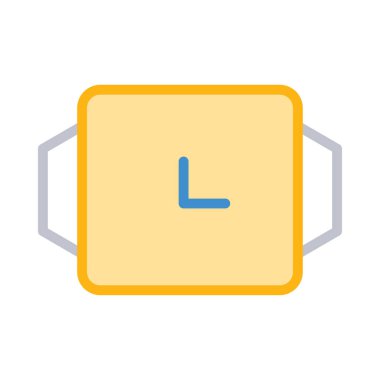 Soyut web vektör seyahat simgesi beyaz arka plan üzerinde 