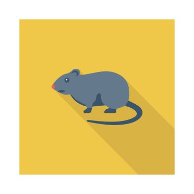 Hayvan web simgesi, vektör çizim 