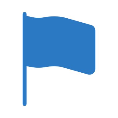 bayrak web simgesi, vektör illüstrasyonu 