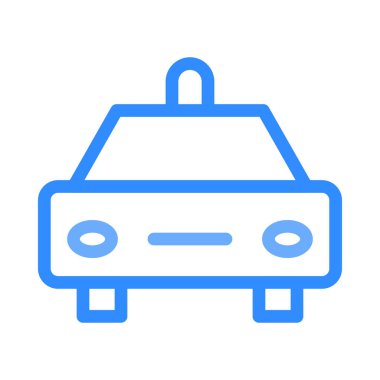 Renkli noktalar beyaz zemin üzerine sarı araba 