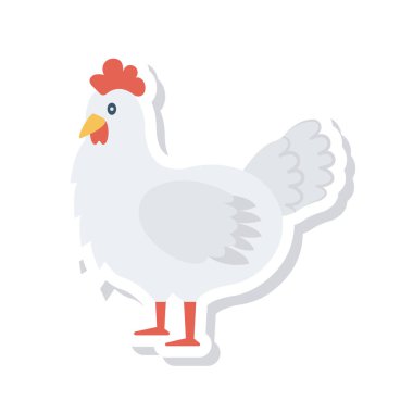 Hayvan web simgesi, vektör çizim 