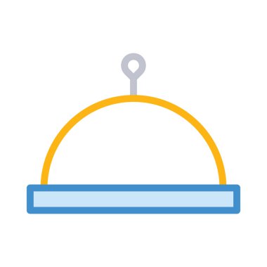 Çanak simge vektör çizim 