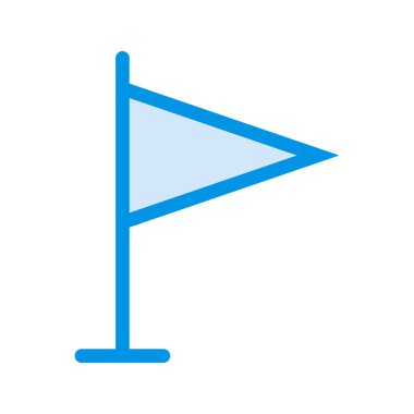 bayrak web simgesi, vektör illüstrasyonu 