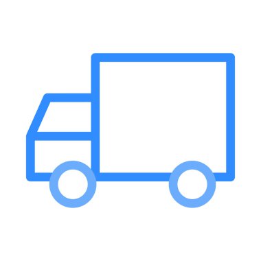  kamyon beyaz arkaplanda izole edildi