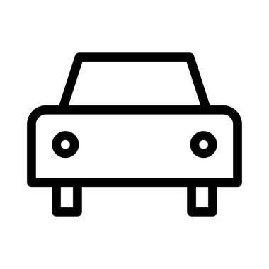 Renkli noktalar beyaz zemin üzerine sarı araba 