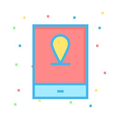 Soyut vektör seyahat etmek simge web için beyaz arka plan üzerinde