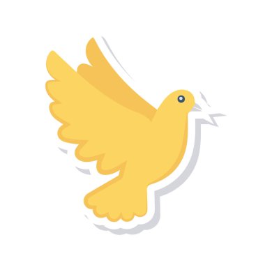 kuş ağı simgesi, vektör illüstrasyonu 