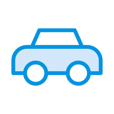 araba simgesi vektör illüstrasyonu 