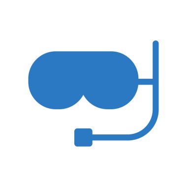 maske simgesi vektör illüstrasyonu 