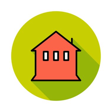 ev simgesi vektör illüstrasyonu