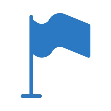 bayrak web simgesi, vektör illüstrasyonu 