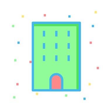 ev simgesi vektör illüstrasyonu