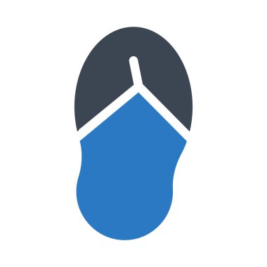 flip flop simge vektör çizim 