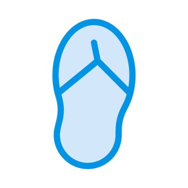 flip flop simge vektör çizim 