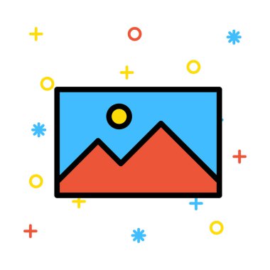 Ağ web simge vektör çizim 