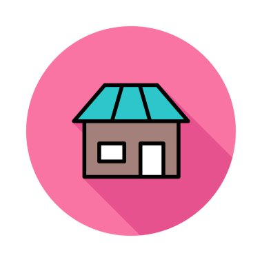 ev simgesi vektör illüstrasyonu