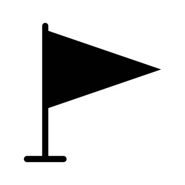 bayrak web simgesi, vektör illüstrasyonu 